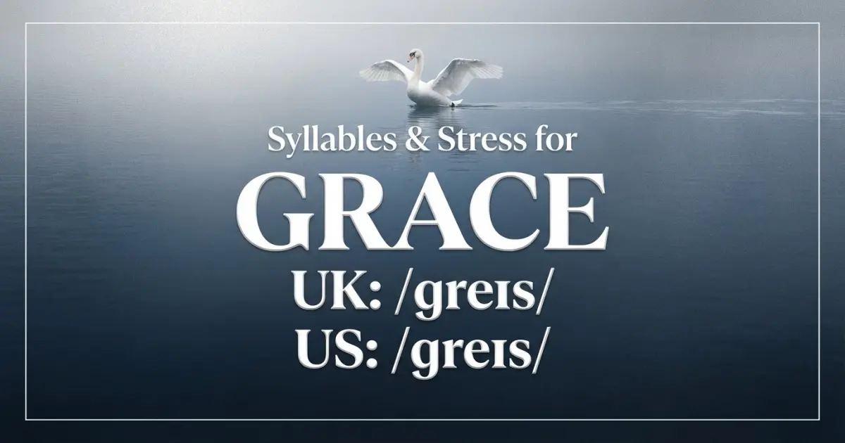 Grace Syllables Stress Pronunciation