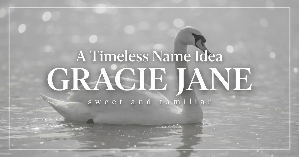 Middle name idea: Gracie Jane - sweet and familiar