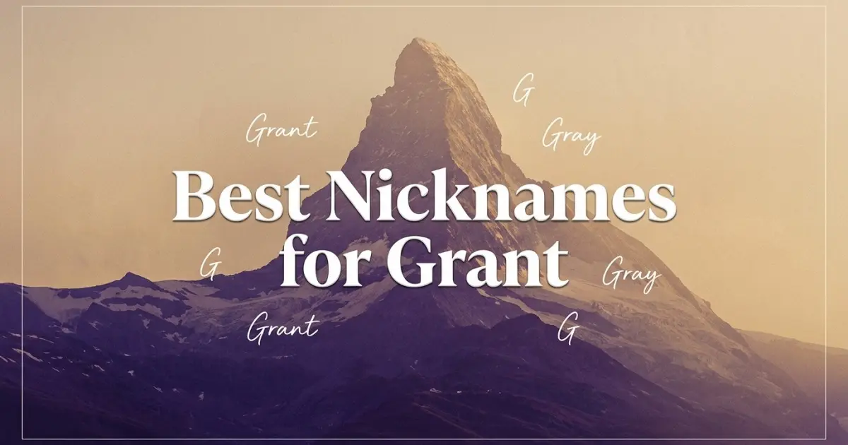 Nicknames for Grant
