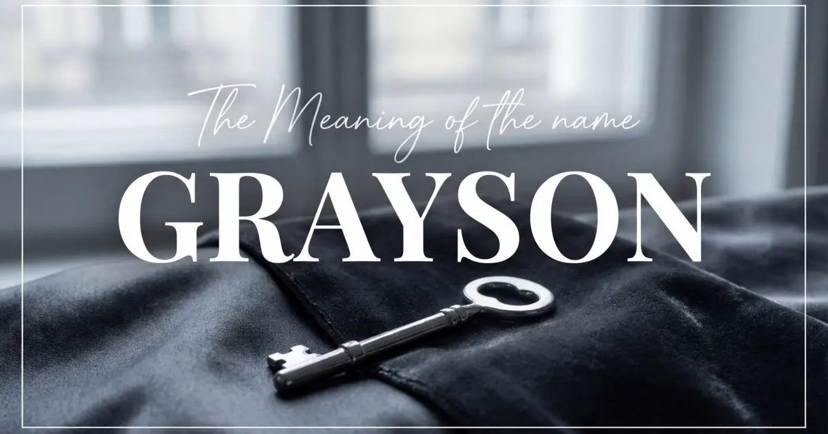 Grayson name meaning