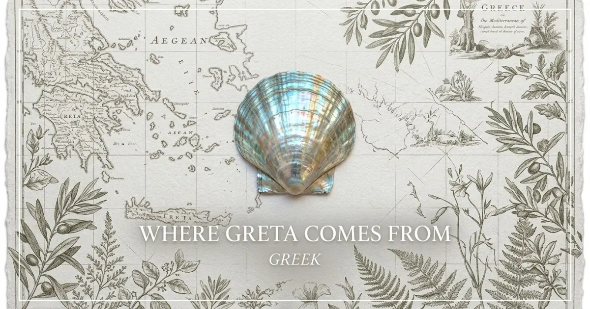 The name Greta comes from: Greek
