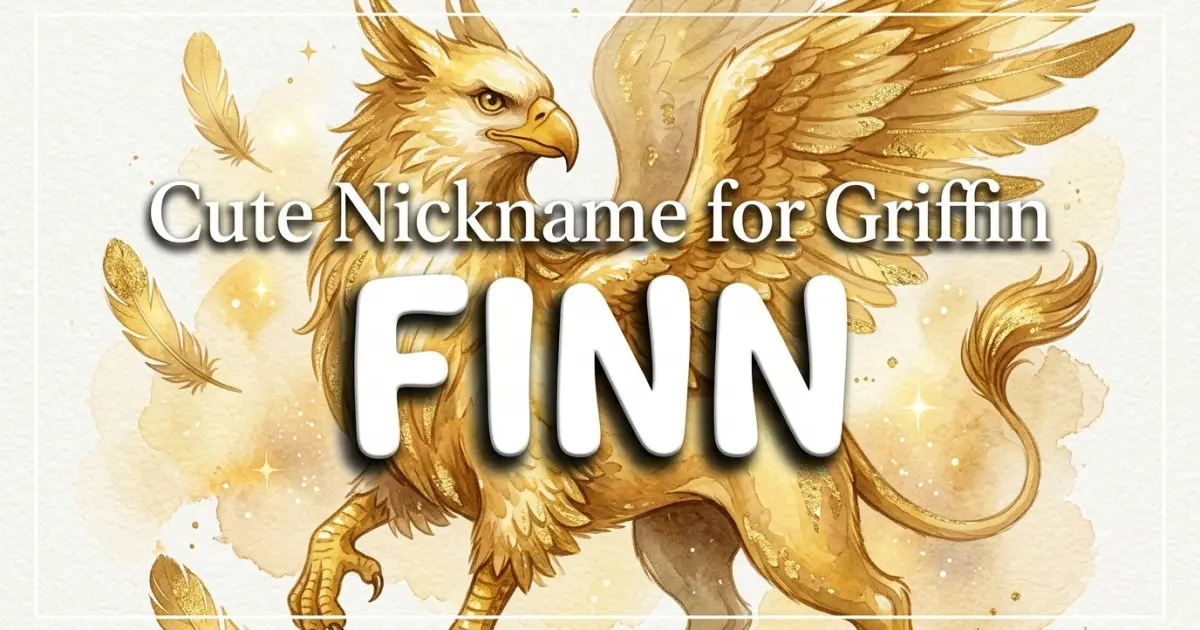 Cute nickname for Griffin: Finn