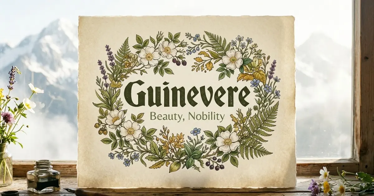 Guinevere meaning themes: beauty, nobility