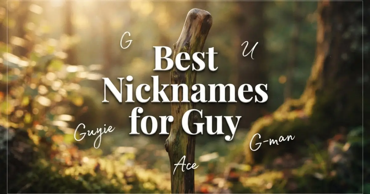 Nicknames for Guy
