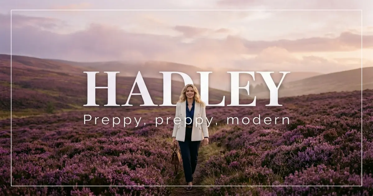 Hadley Name Vibe