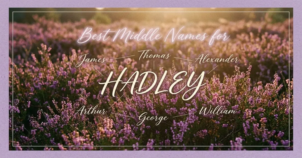Best middle names for Hadley