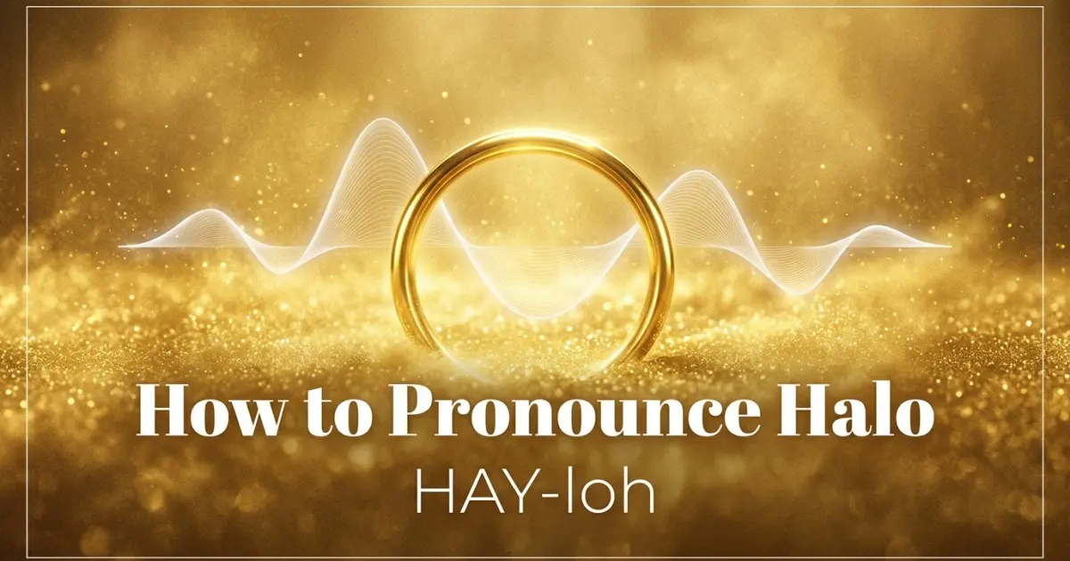 How to pronounce Halo