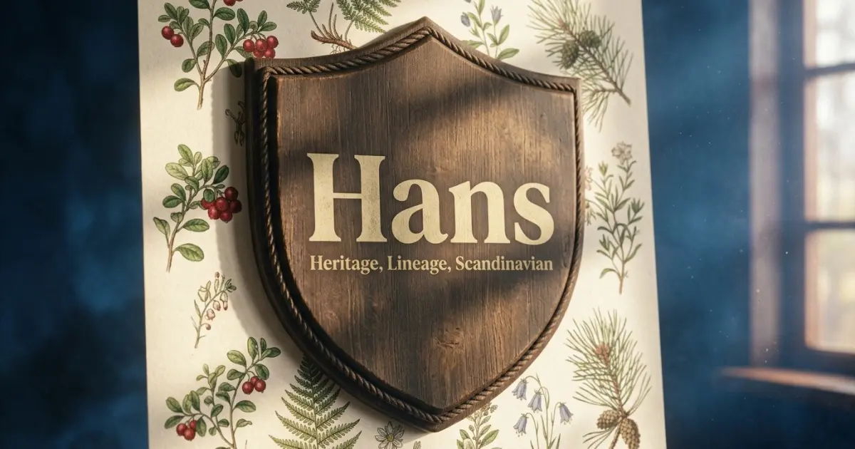 Hans meaning themes: heritage, lineage, scandinavian