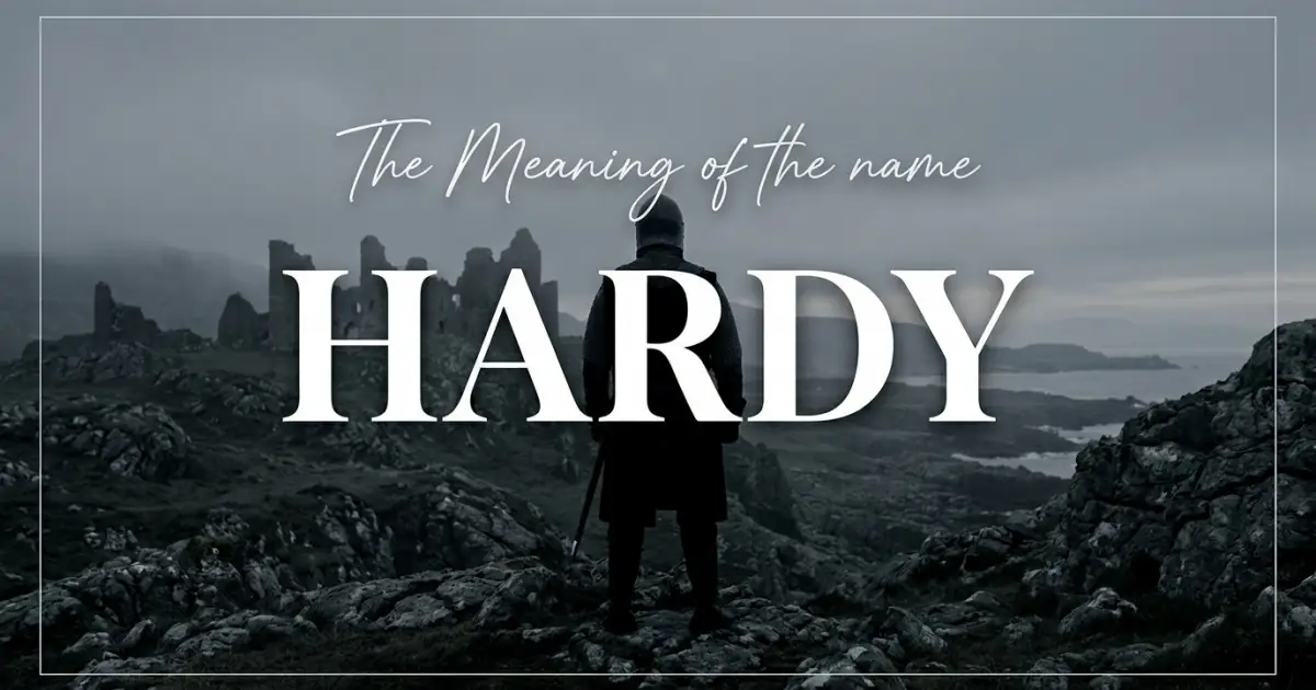Hardy name meaning