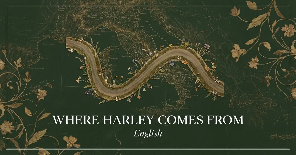 The name Harley comes from: English