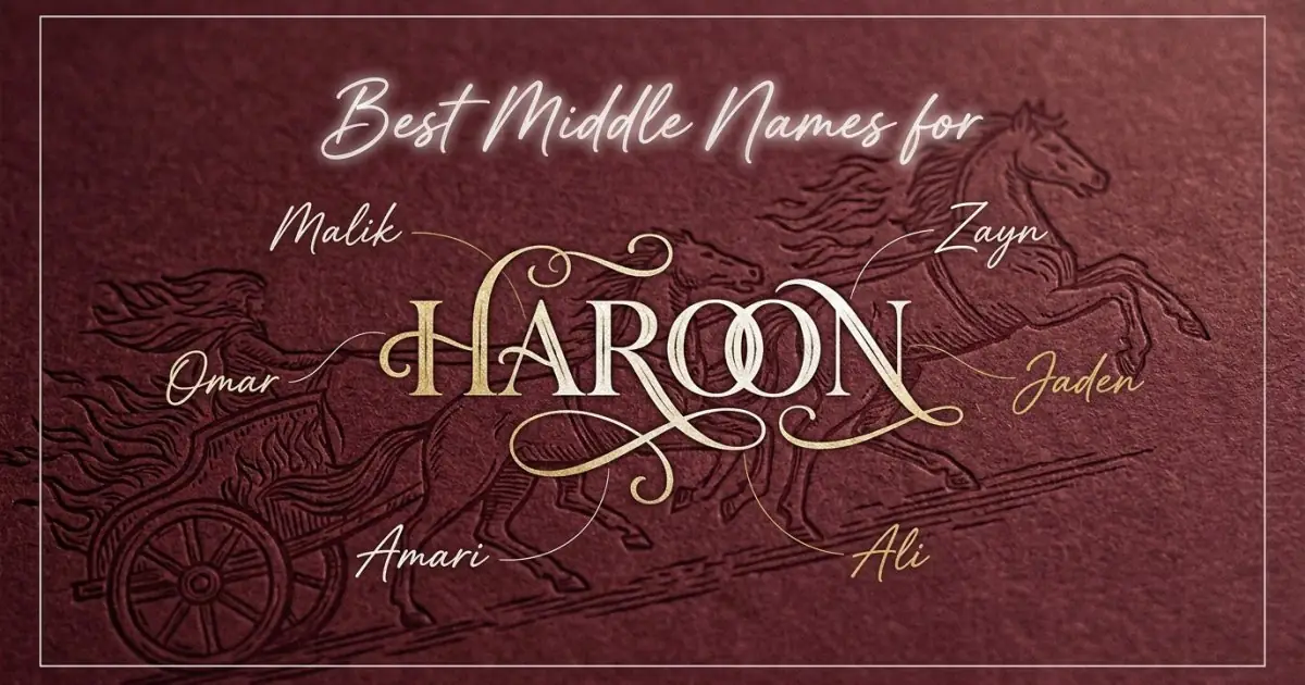Best middle names for Haroon