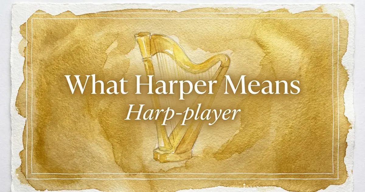 What Harper Means