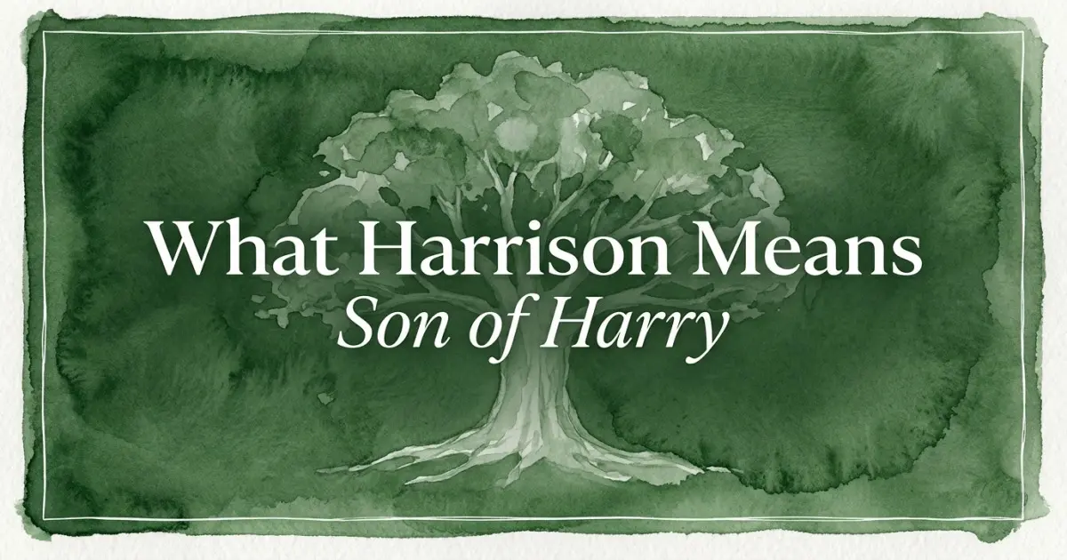 What Harrison Means
