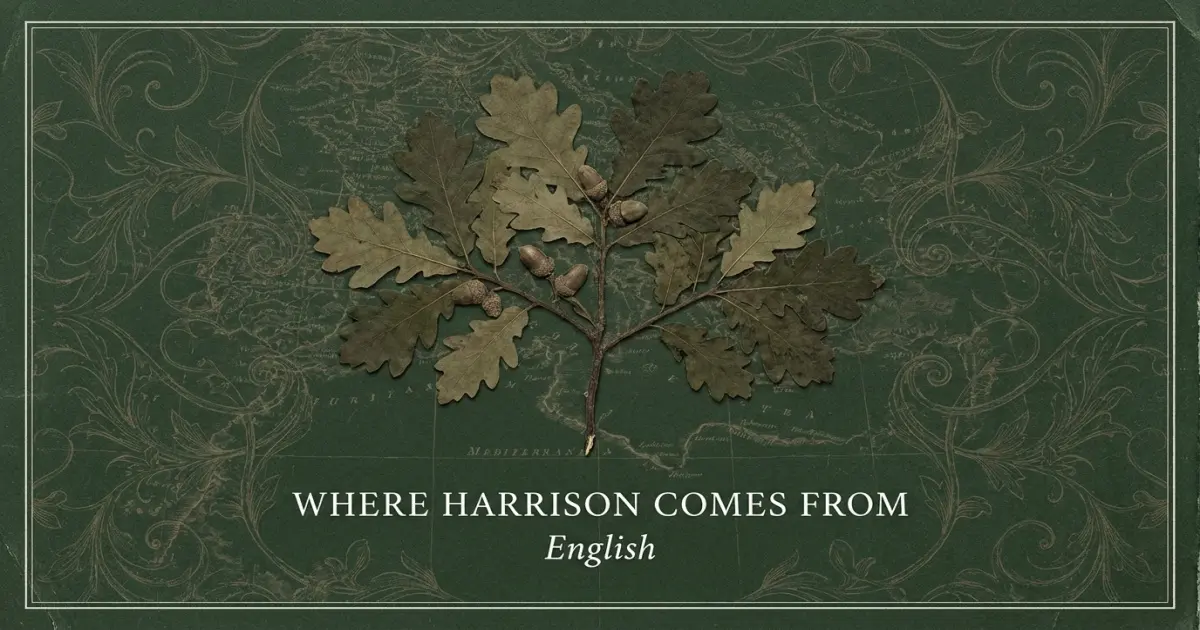 Where Harrison Comes From