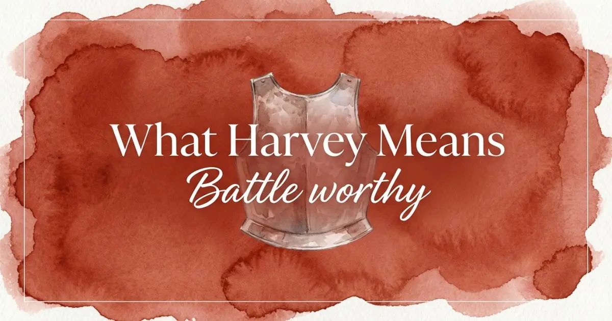 Harvey name meaning Battle worthy