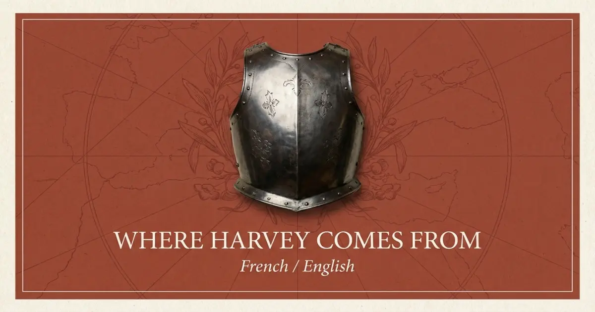 The name Harvey comes from: French / English