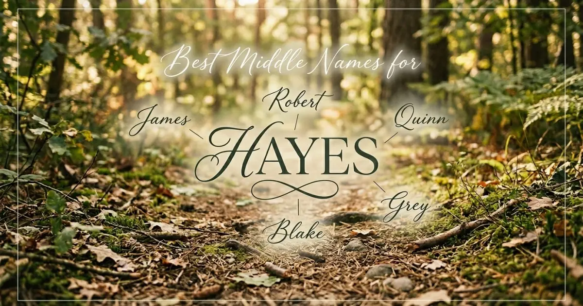 Best middle names for Hayes