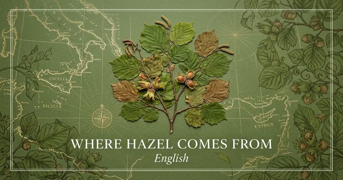 The name Hazel comes from: English
