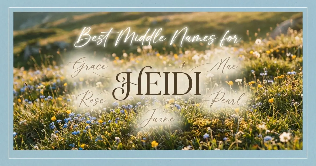 Best middle names for Heidi