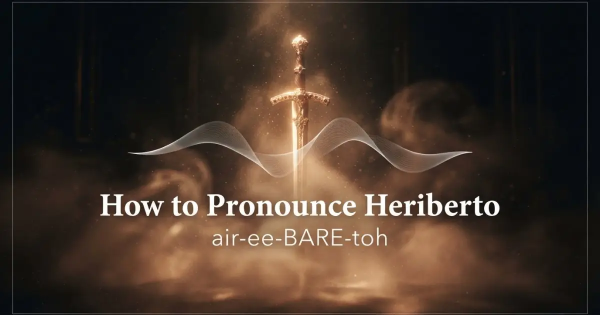 How to pronounce Heriberto