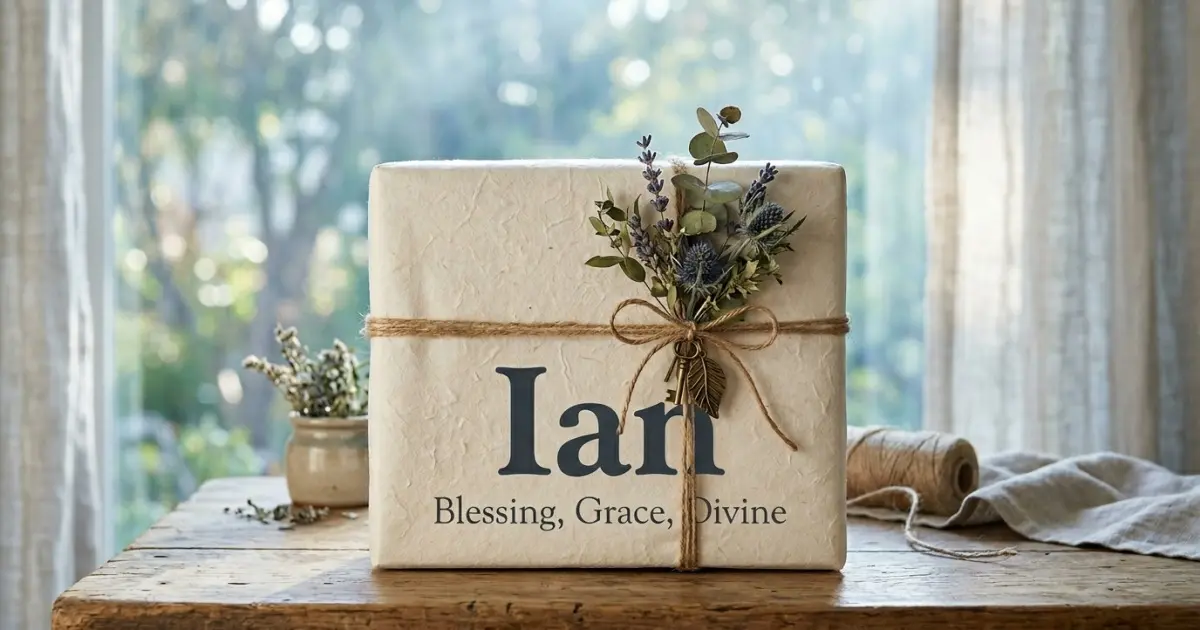 Ian meaning themes: blessing, grace, divine