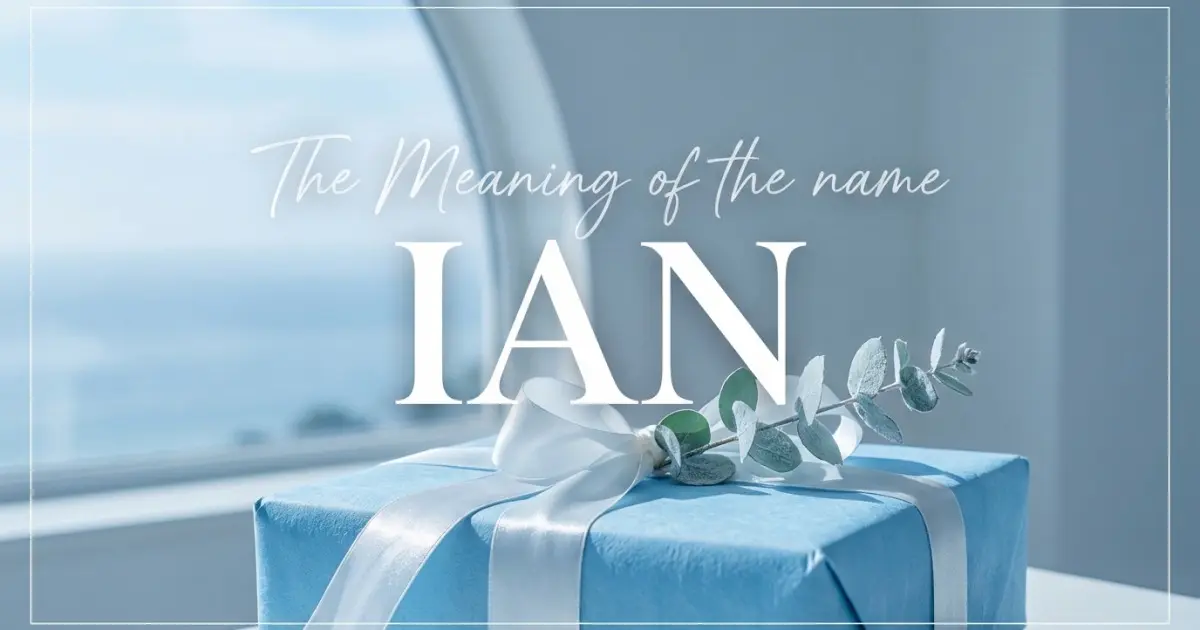 Ian name meaning