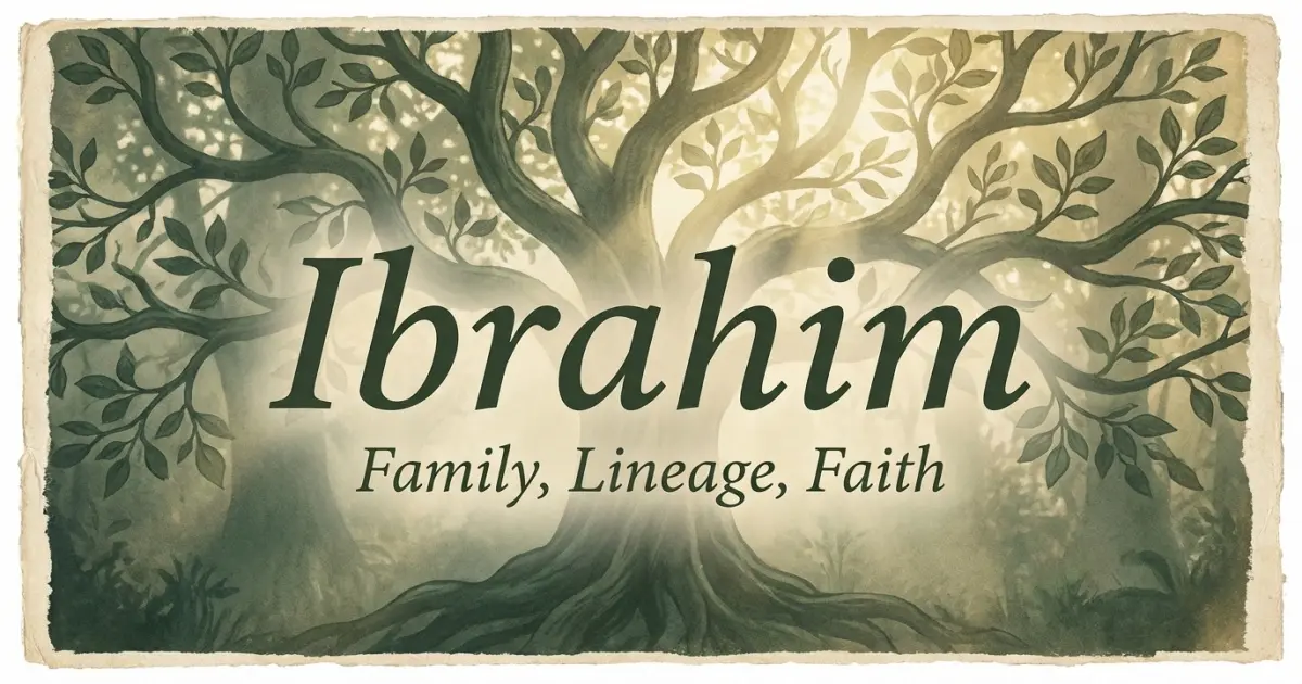 Ibrahim meaning themes: family, lineage, faith