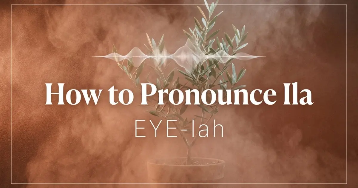 How to pronounce Ila