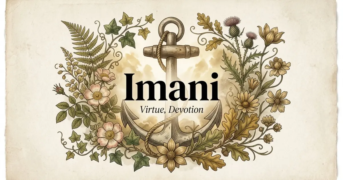 Imani meaning themes: virtue, devotion