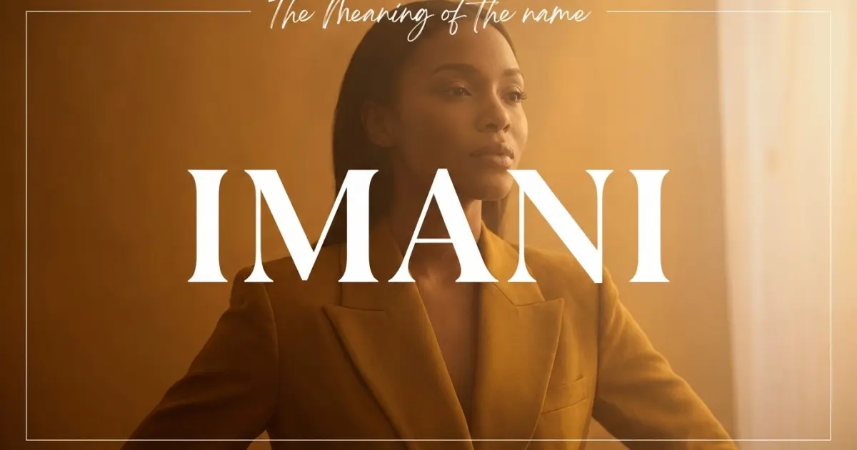 Imani name meaning