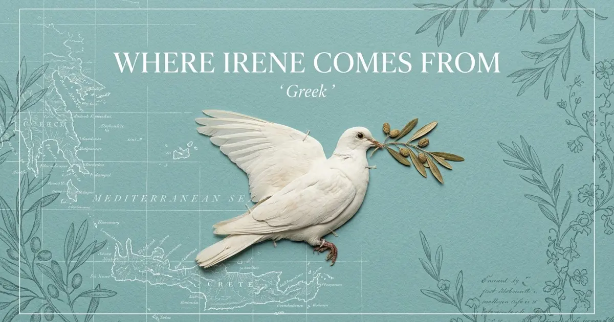The name Irene comes from: Greek