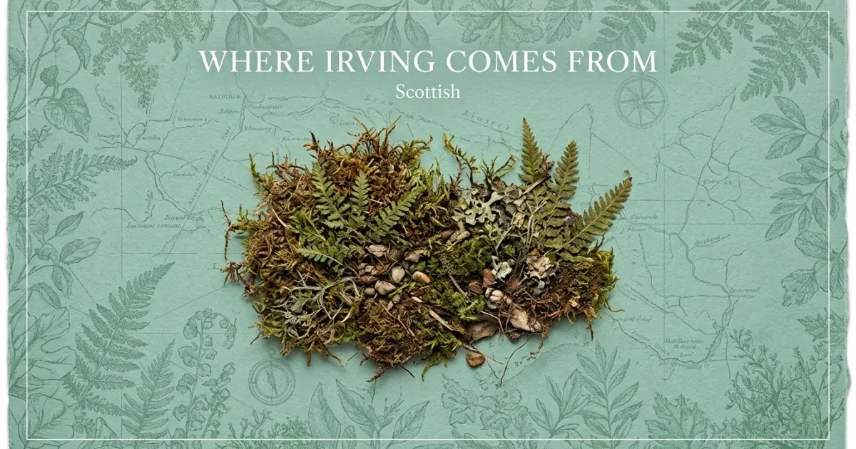 The name Irving comes from: Scottish