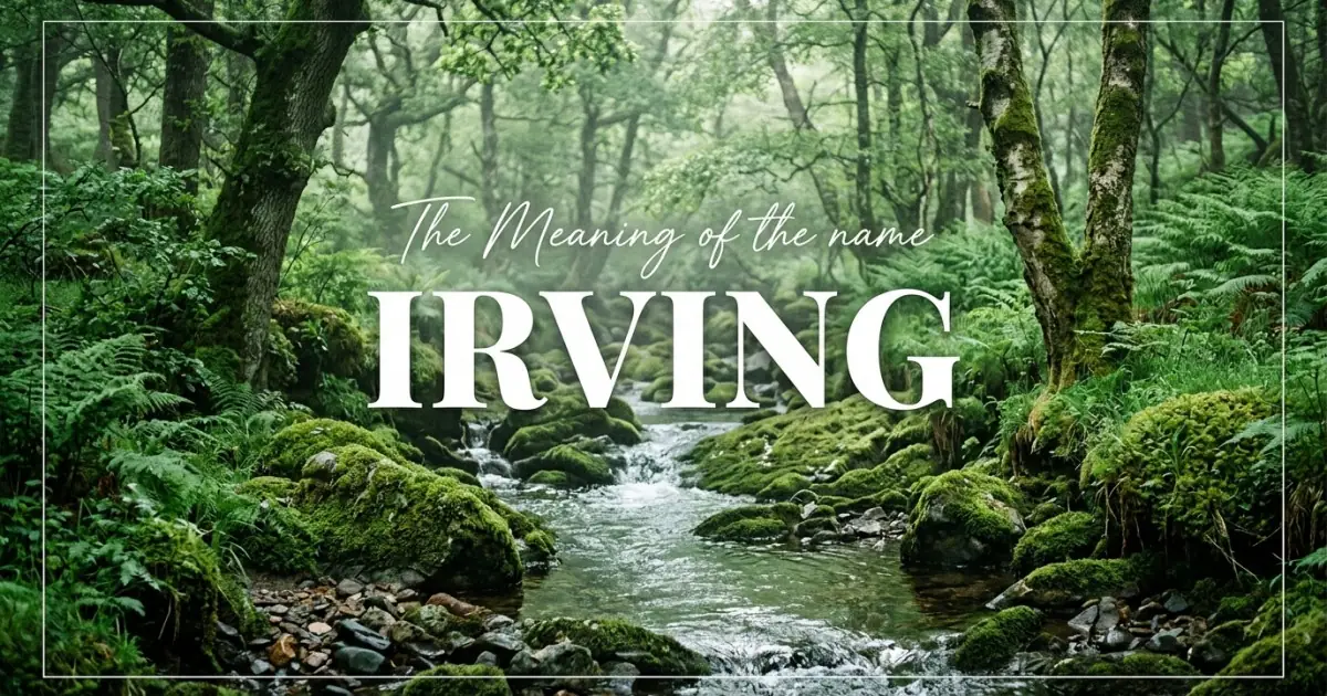 Irving name meaning