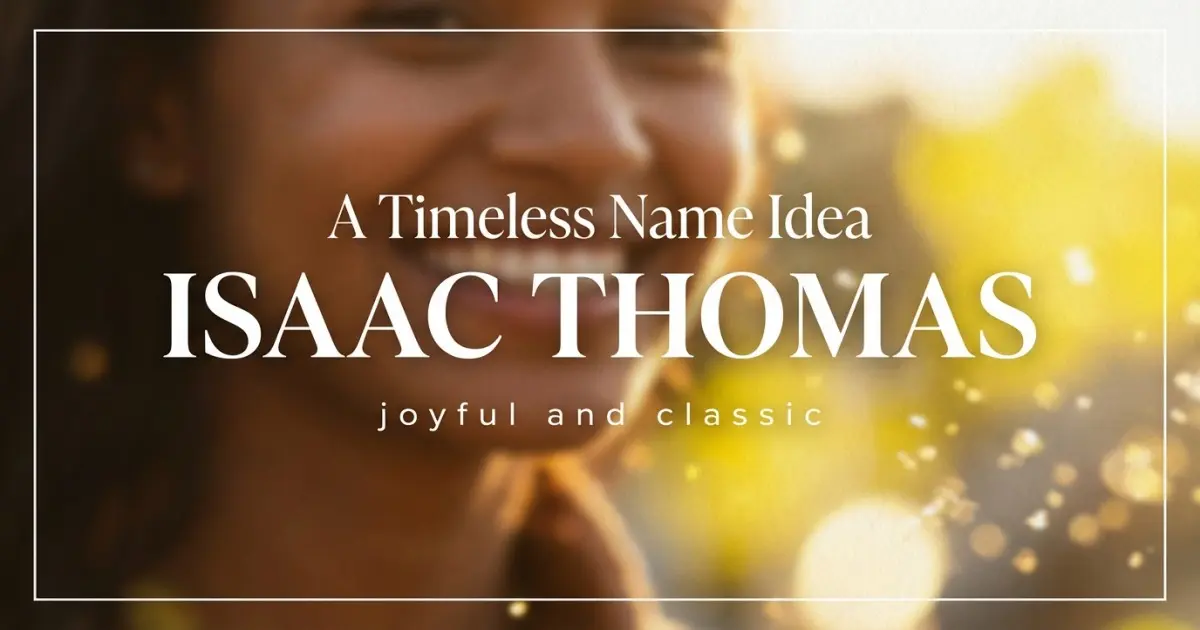 Timeless Middle Name Idea For Isaac