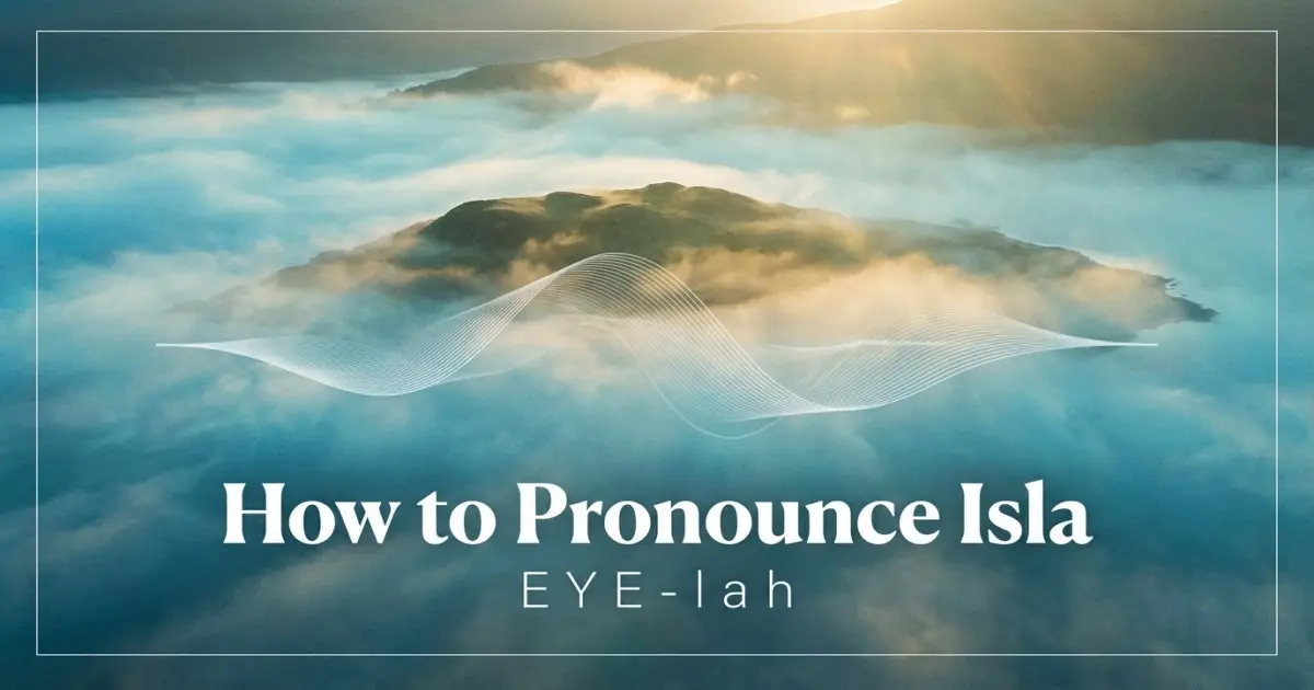 How to pronounce Isla