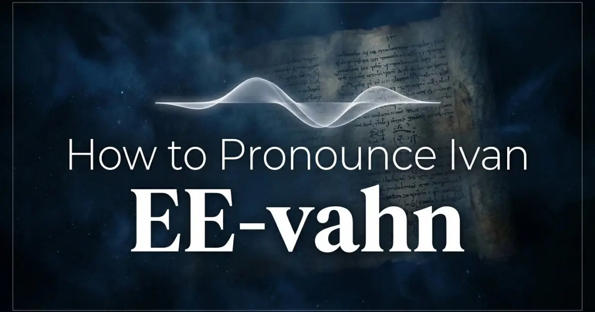 How to pronounce Ivan