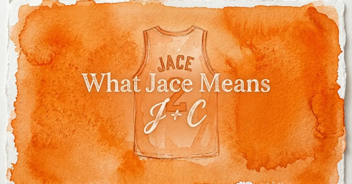 Jace name meaning J + C