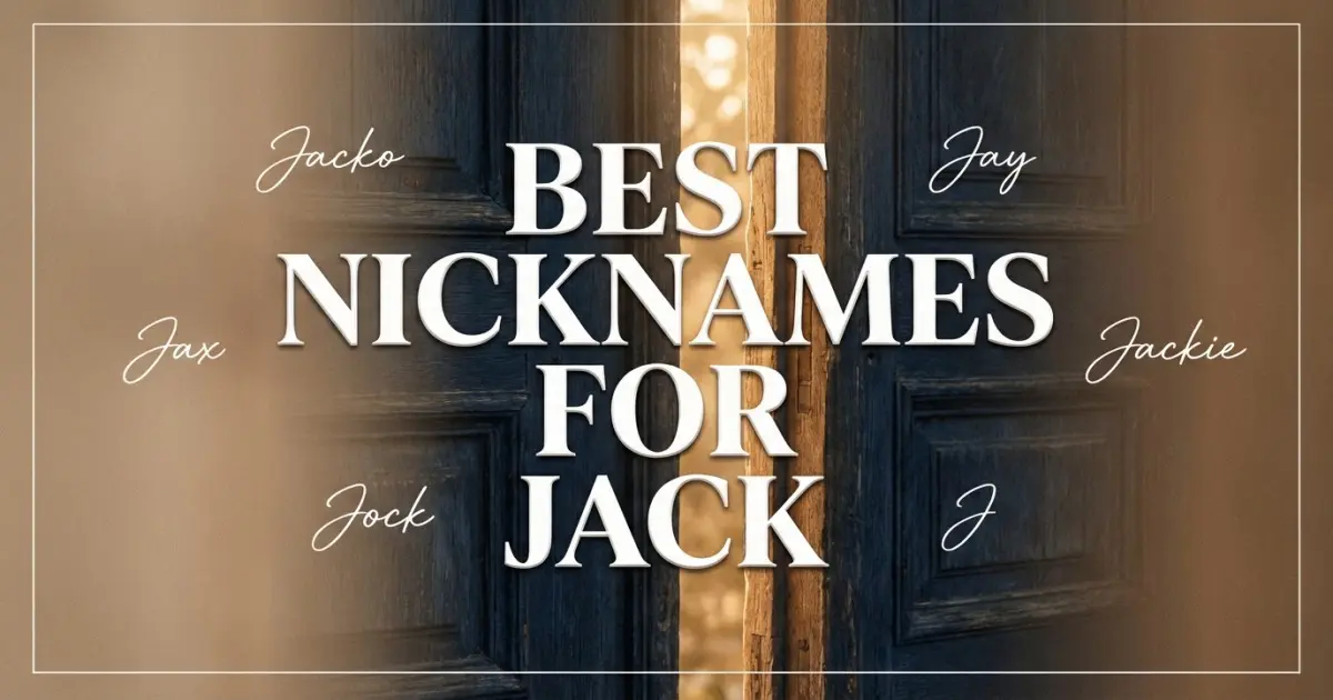 Nicknames for Jack
