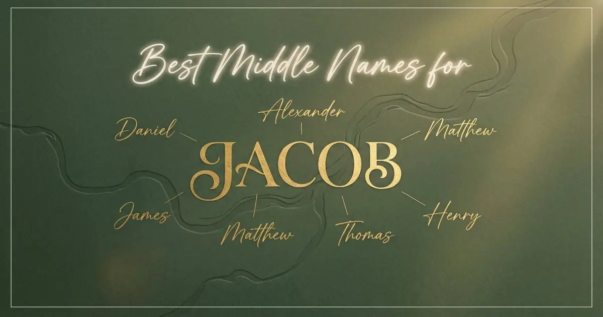 Best middle names for Jacob