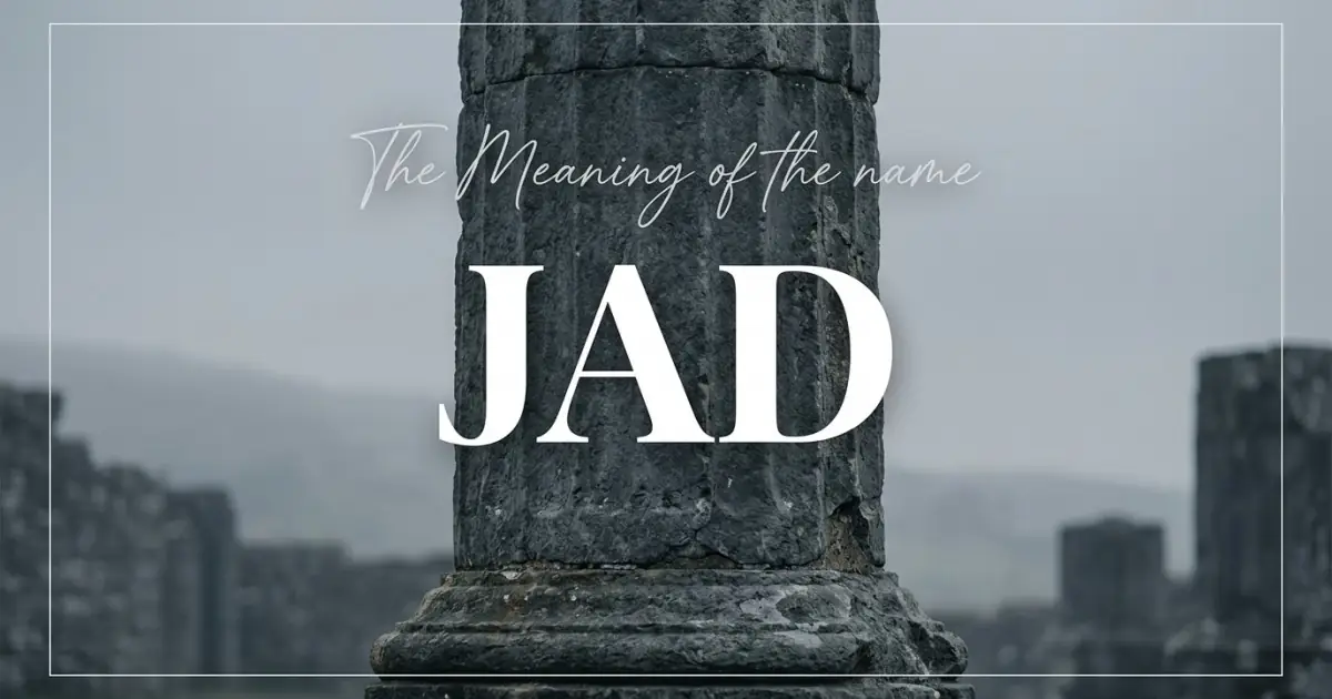 Jad name meaning