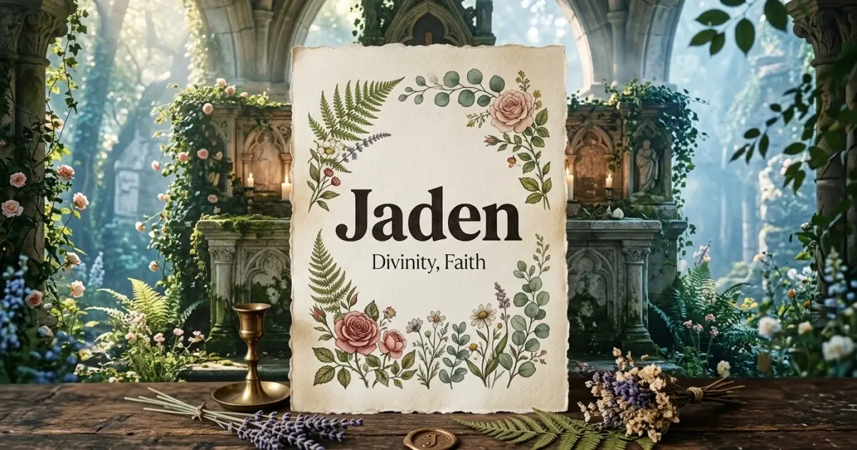 Jaden meaning themes: divinity, faith
