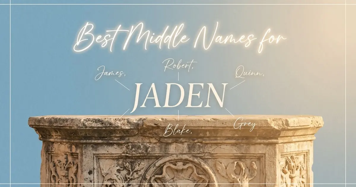 Best middle names for Jaden