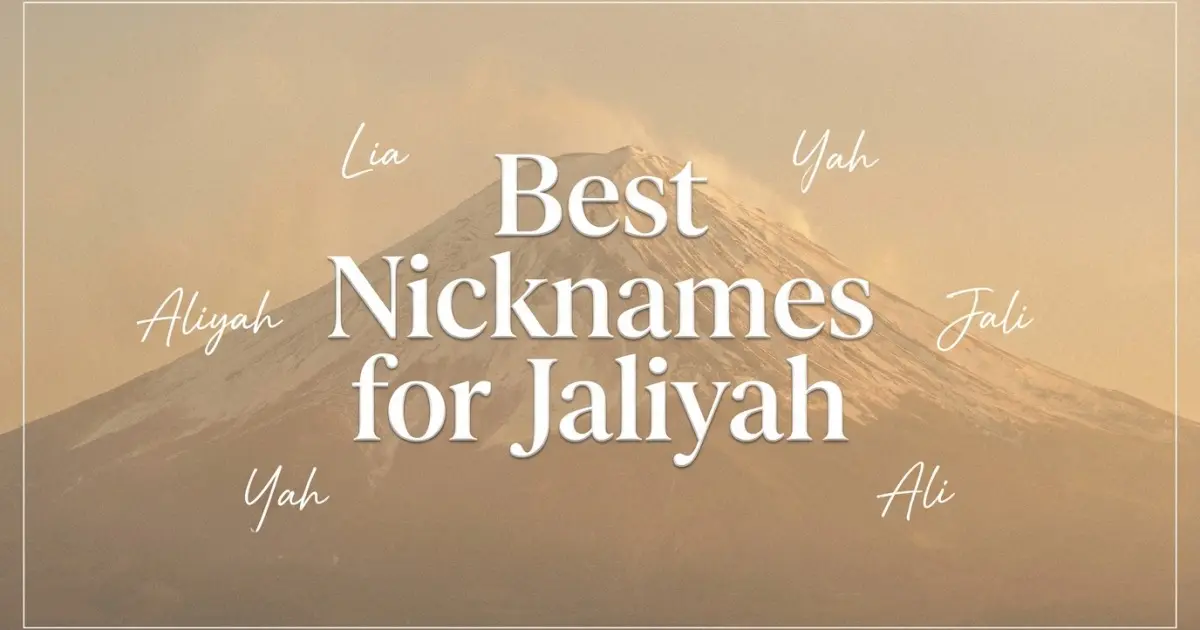 Nicknames for Jaliyah