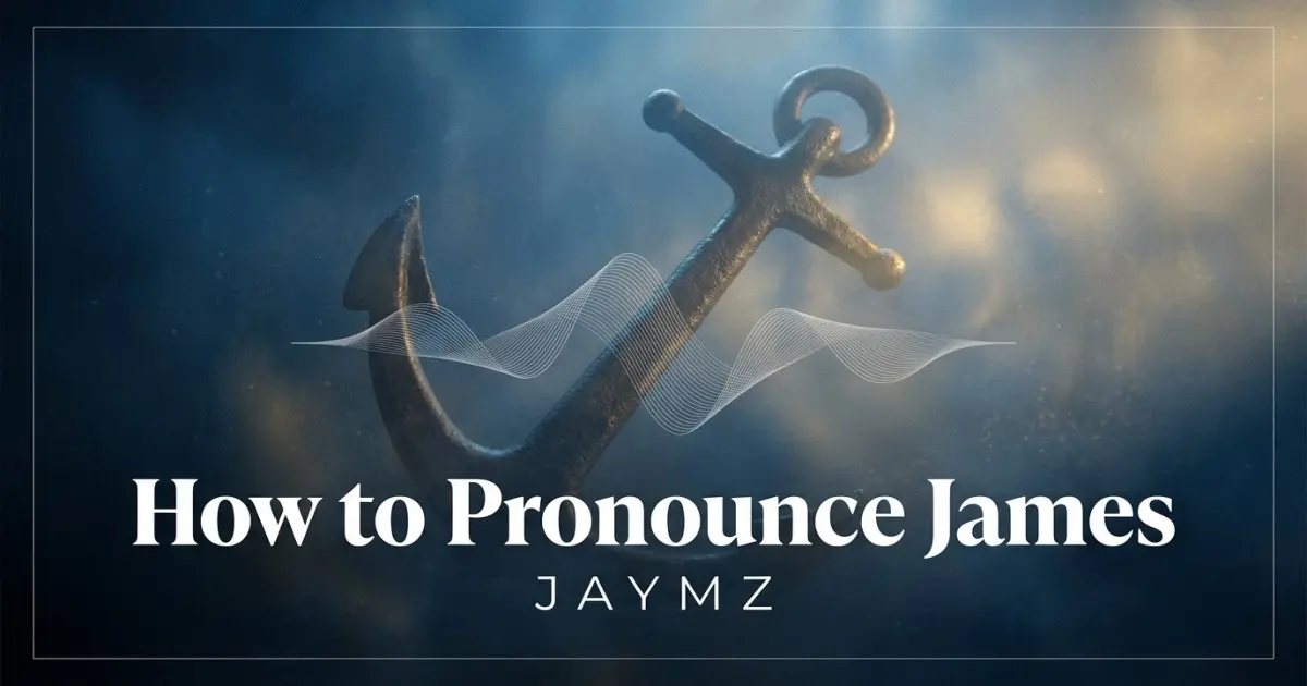 How to pronounce James