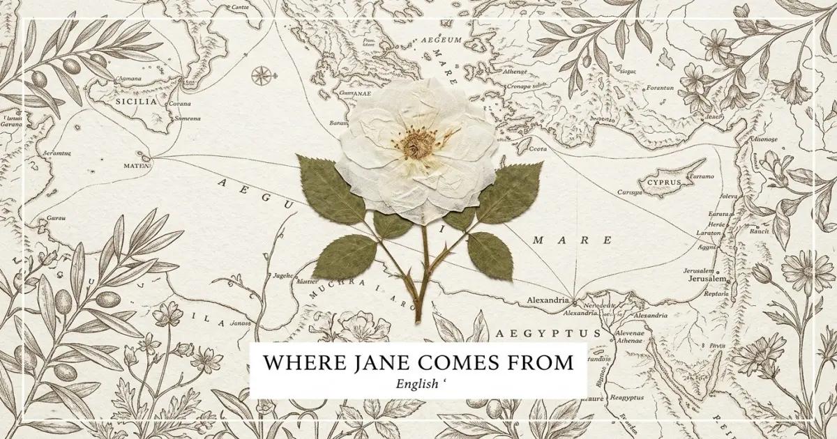 The name Jane comes from: English