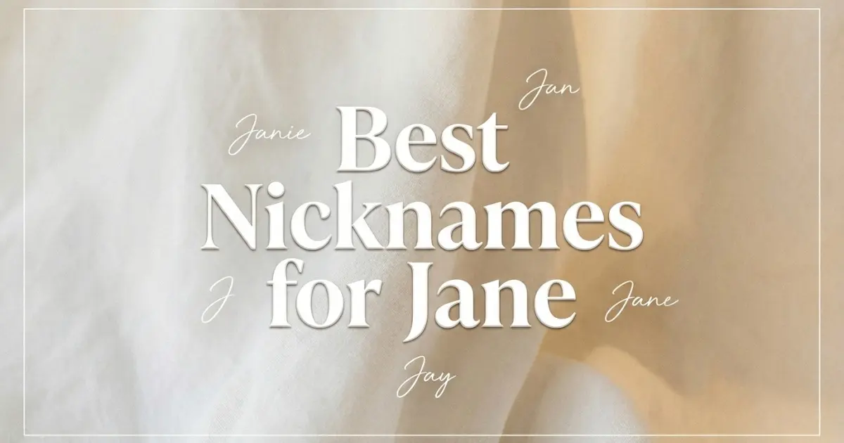 Nicknames for Jane