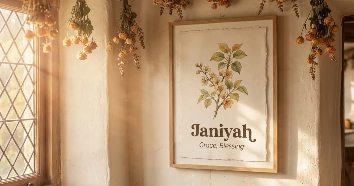 Janiyah meaning themes: grace, blessing