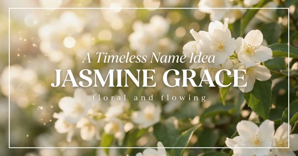Timeless Middle Name Idea For Jasmine