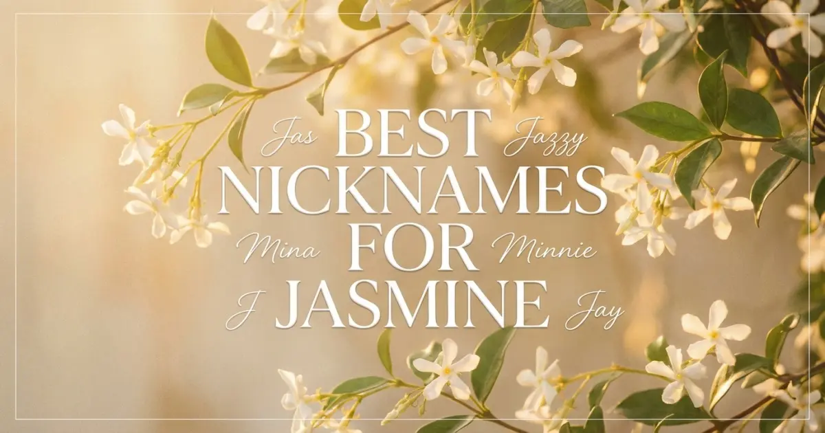 Nicknames for Jasmine