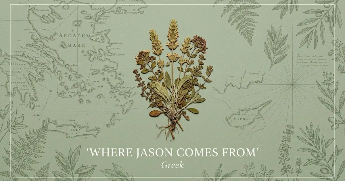The name Jason comes from: Greek